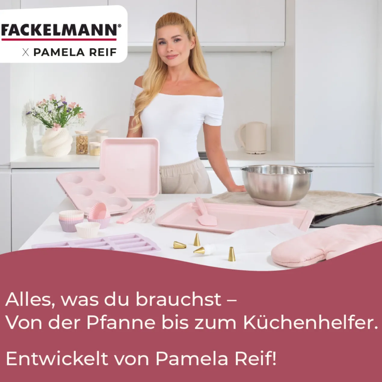 Pamela Reif Muffinförmchen, Silikon 12-teilig