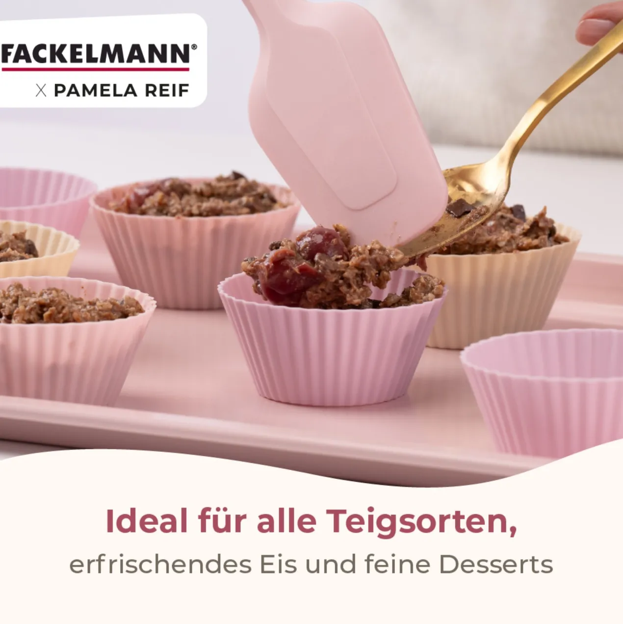 Pamela Reif Muffinförmchen, Silikon 12-teilig