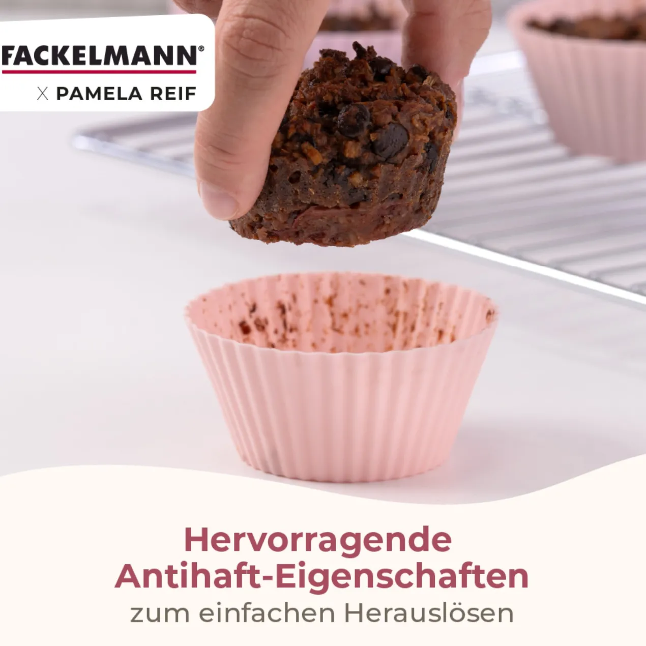 Pamela Reif Muffinförmchen, Silikon 12-teilig