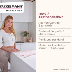Pamela Reif Ofenhandschuh rosa