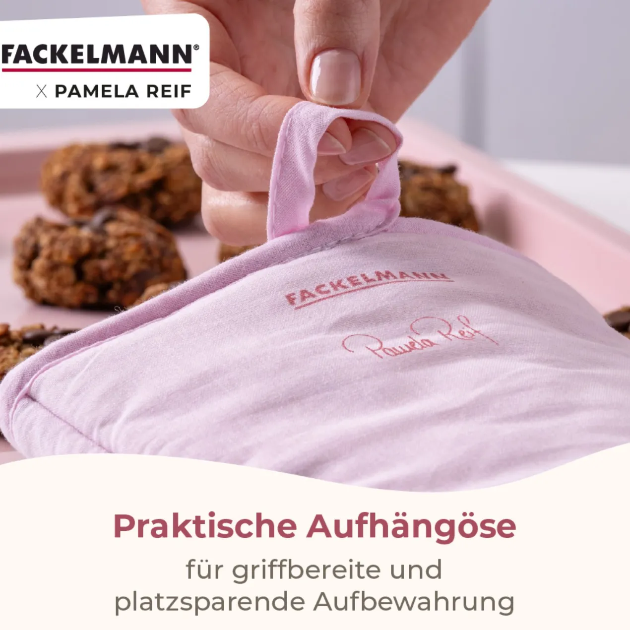 Pamela Reif Ofenhandschuh rosa