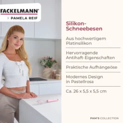 Pamela Reif Schneebesen Rosa, Silikon
