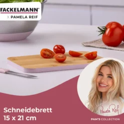 Pamela Reif Schneidebrett Bambus, 15x21cm