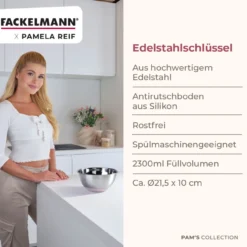 Pamela Reif Schüssel, Edelstahl, 2,3L