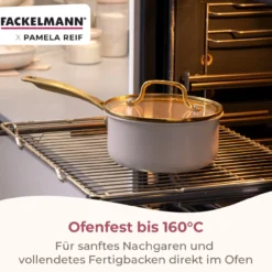 Pamela Reif Stielkasserolle mit Deckel Signature, Ø16cm – 20% Rabatt mit Code: COOK20