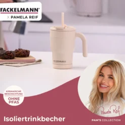 Pamela Reif Thermotrinkbecher Pastell Beige, 420ml