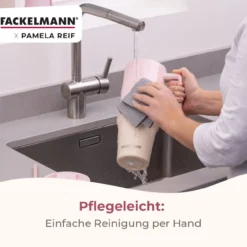 Pamela Reif Thermotrinkbecher Rosa/Beige, 1,2L