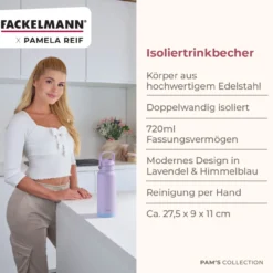 Pamela Reif Thermotrinkflasche, lila, 720mL