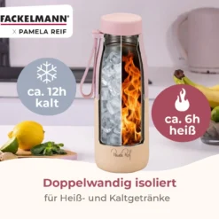 Pamela Reif Thermotrinkflasche mit Becher, 400mL