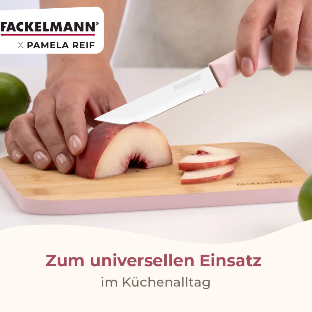 Pamela Reif Universalmesser,18,5cm Klinge, rosa