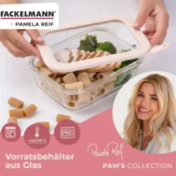 Pamela Reif Vorratsdose Glas, stapelbar