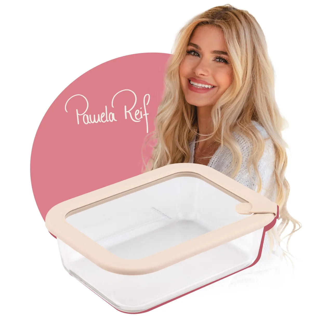 Pamela Reif Vorratsdose Glas, stapelbar