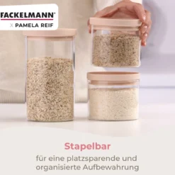 Pamela Reif Vorratsglas 1L, stapelbar
