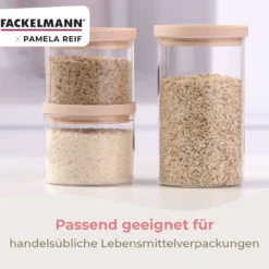 Pamela Reif Vorratsglas 1L, stapelbar