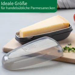 Parmesanreibe mit Behälter, 3-teilig