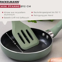 Pfanne Mini Cooking, grün, Ø12cm