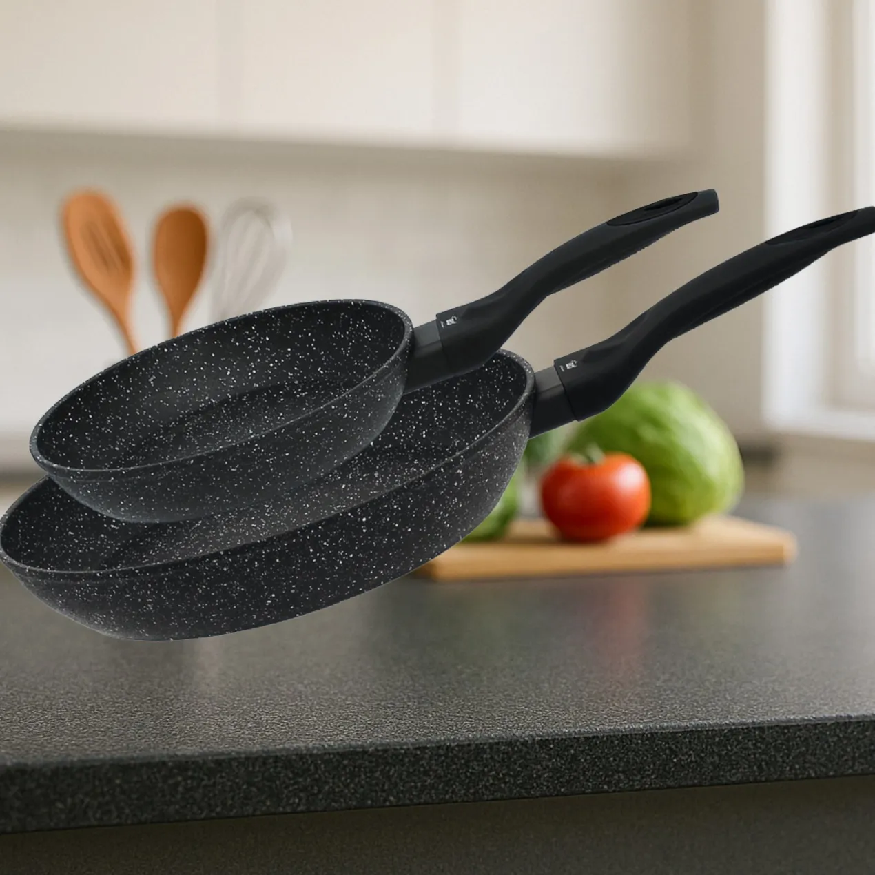 Pfannen-Set Granit Passion, Ø20+28cm