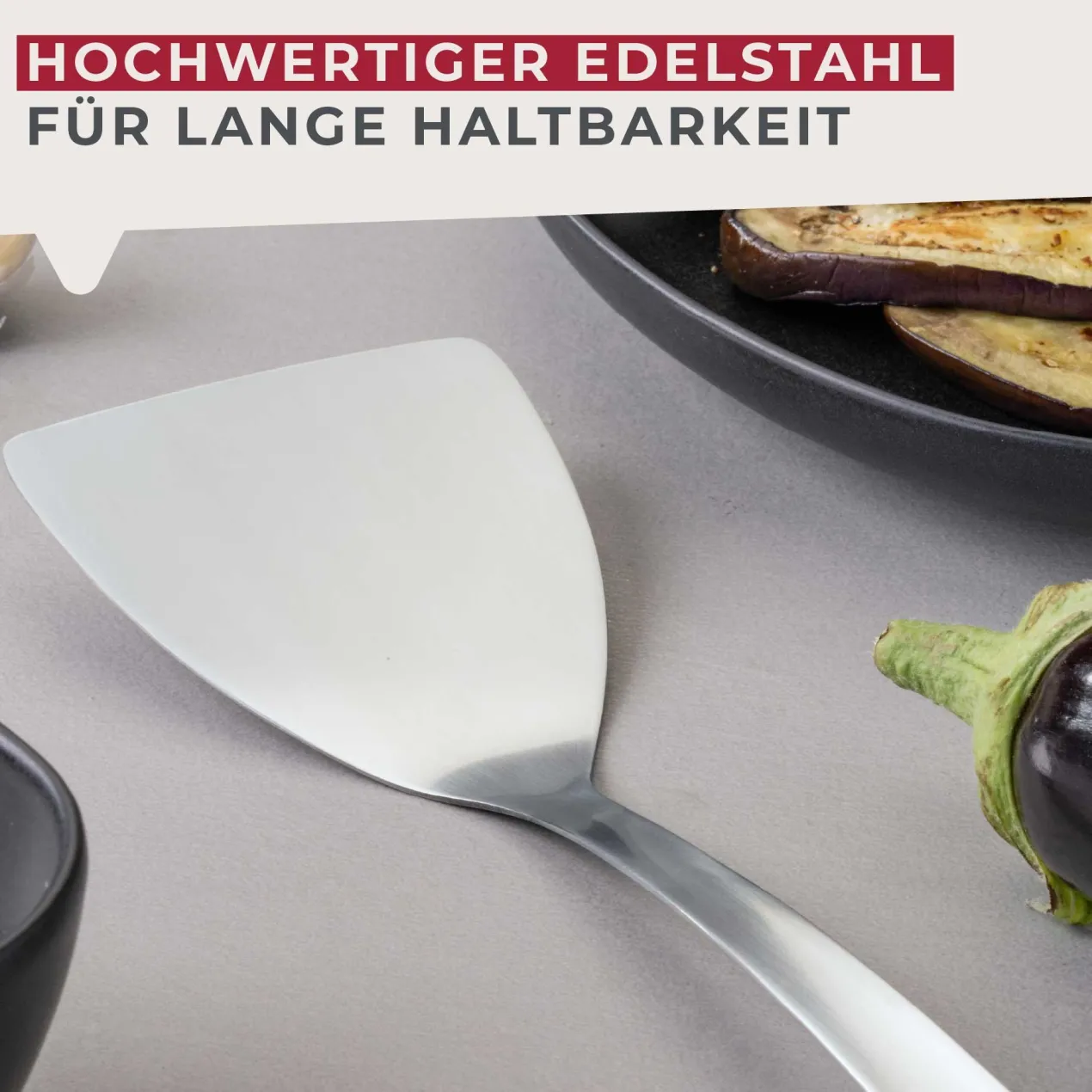Pfannenwender Essential, Edelstahl