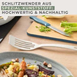 Pfannenwender mit Schlitzen Balance, grau