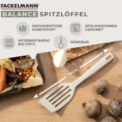 Pfannenwender mit Schlitzen Balance, grau