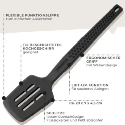 Pfannenwender mit Schlitzen Statement, Silikon