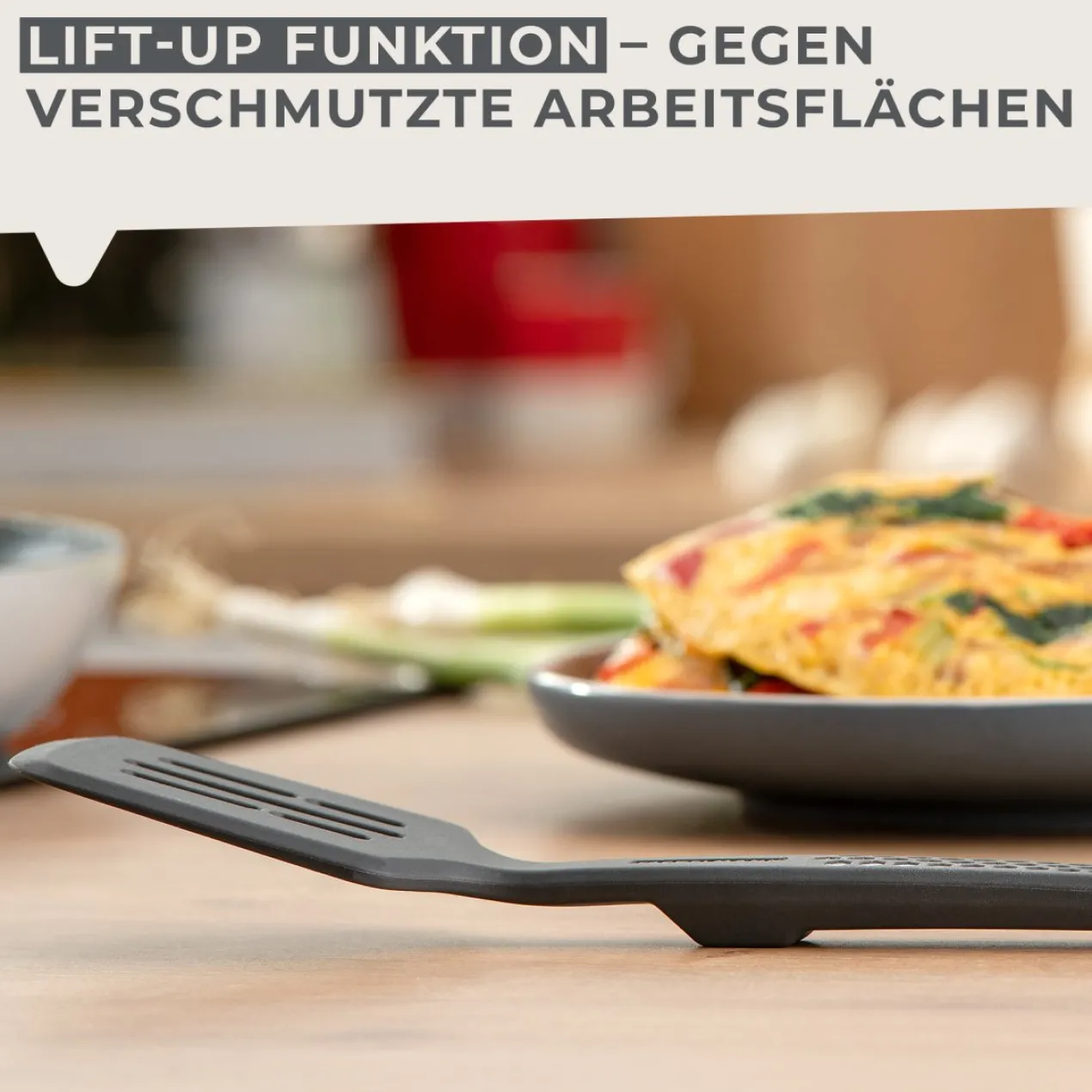 Pfannenwender mit Schlitzen Statement, Silikon