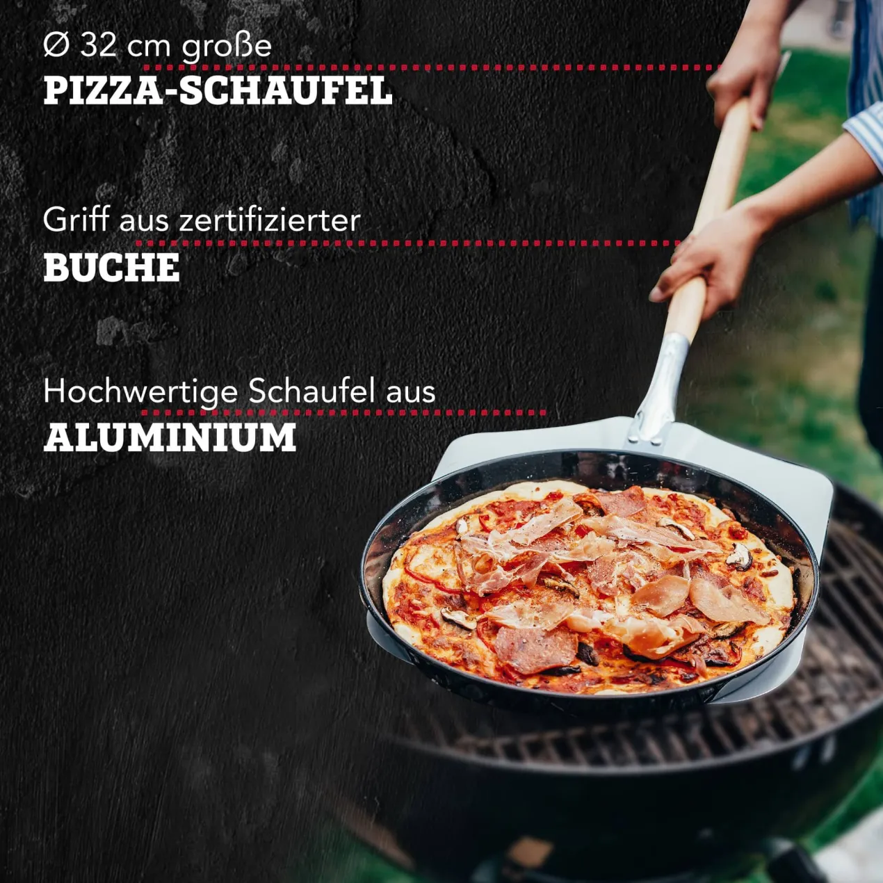 Pizzaschaufel, 91cm, FSC™-zertifizierte Buche