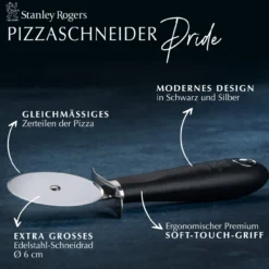 Pizzaschneider Pride, 18cm, Edelstahl