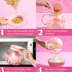 Popcorn-Maker für Mikrowelle, 3L