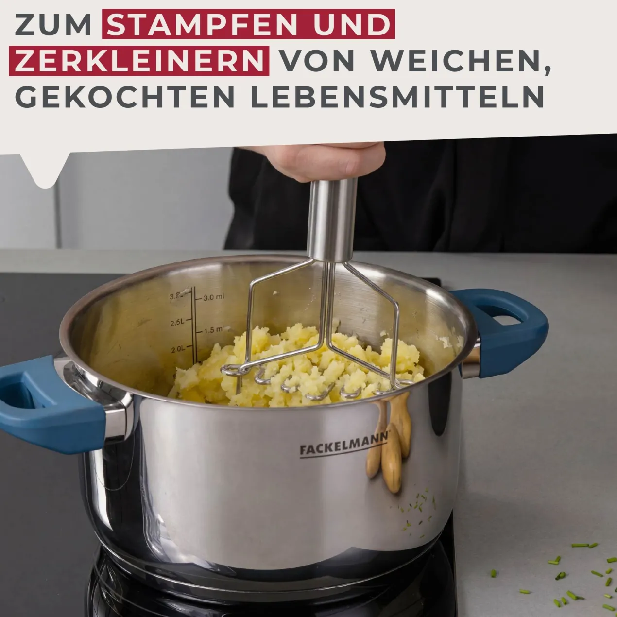 Premium Kartoffelstampfer, 28cm