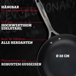 Profi Bratpfanne Force, Ø28cm