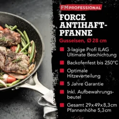Profi Bratpfanne Force, Ø28cm
