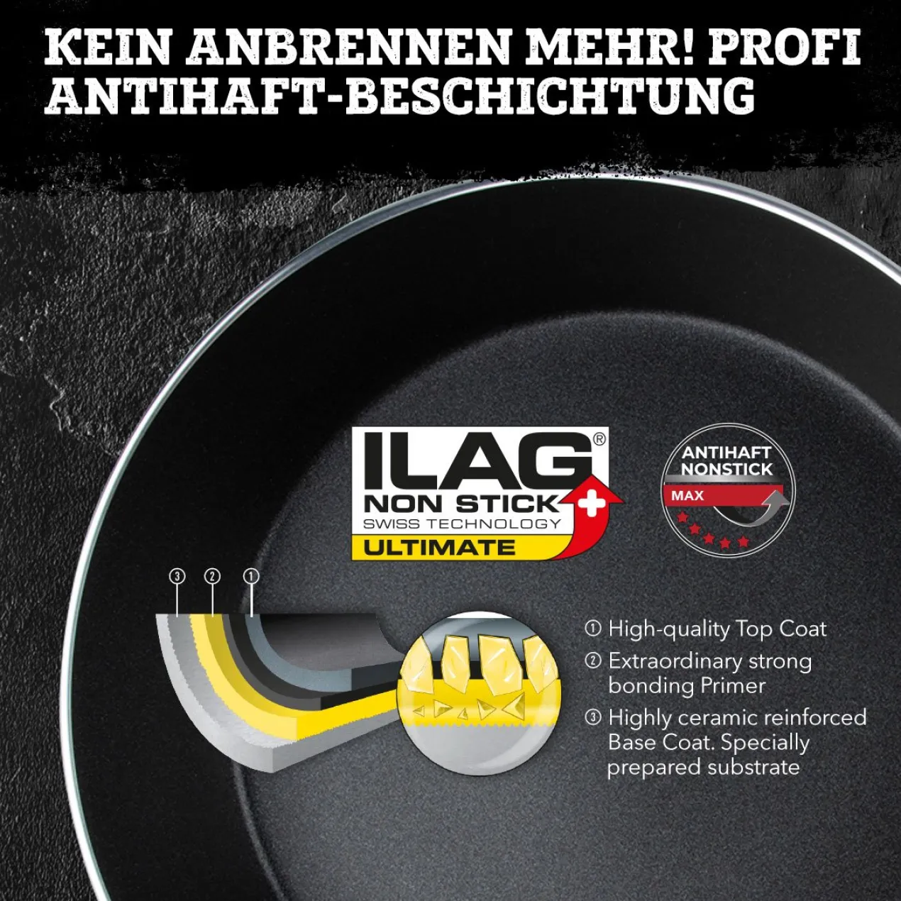 Profi Bratpfanne Resist, Ø28cm