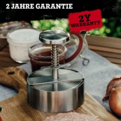 Profi-Burgerpresse, Edelstahl