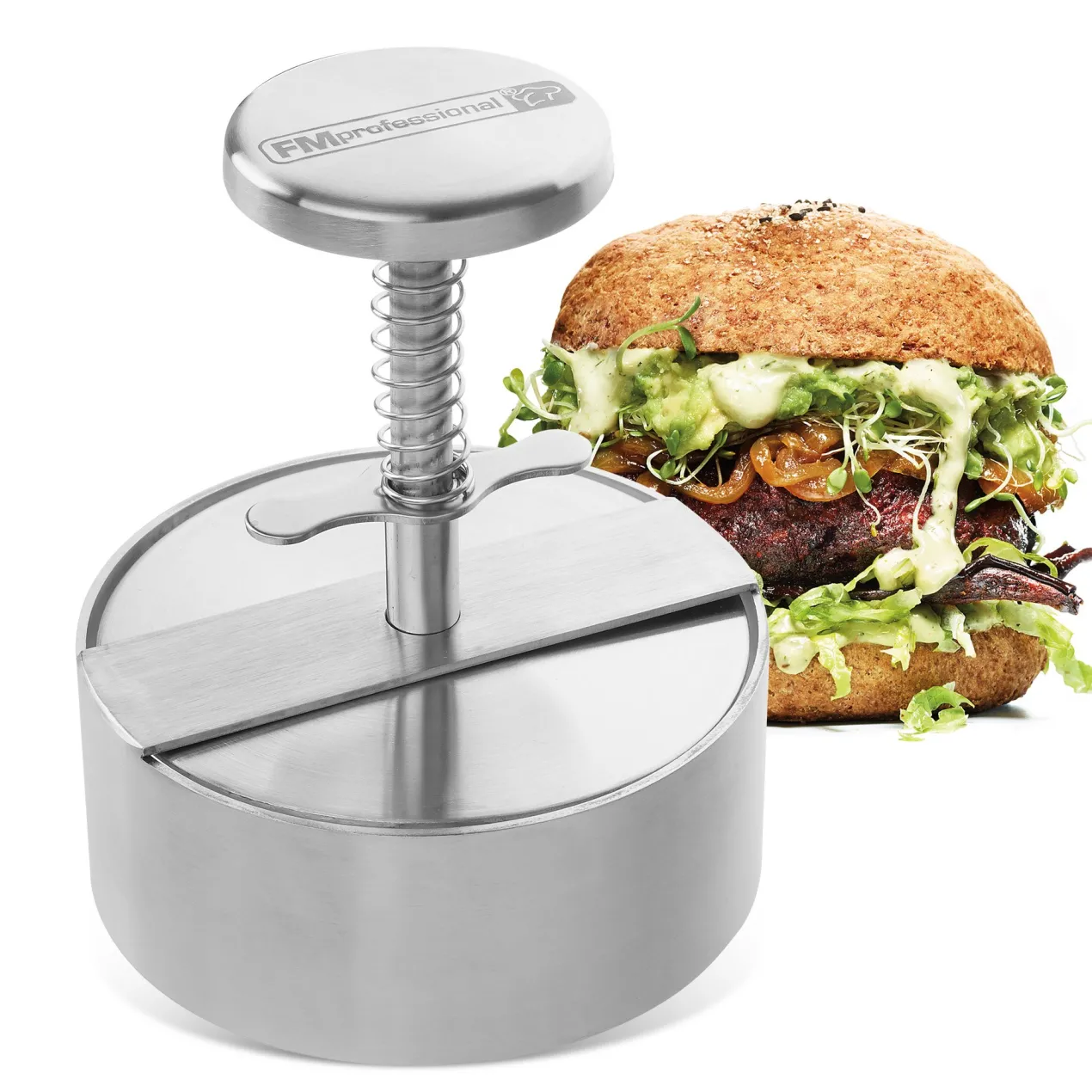 Profi-Burgerpresse, Edelstahl