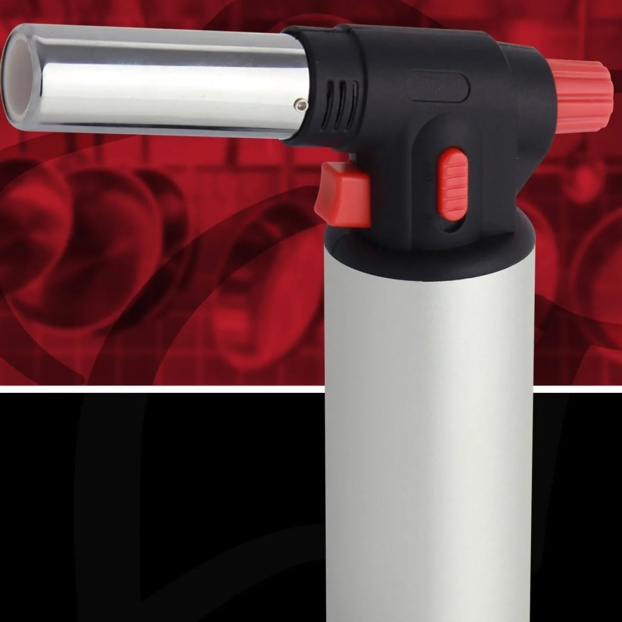 Profi-Flambierbrenner, 50ml, Aluminium