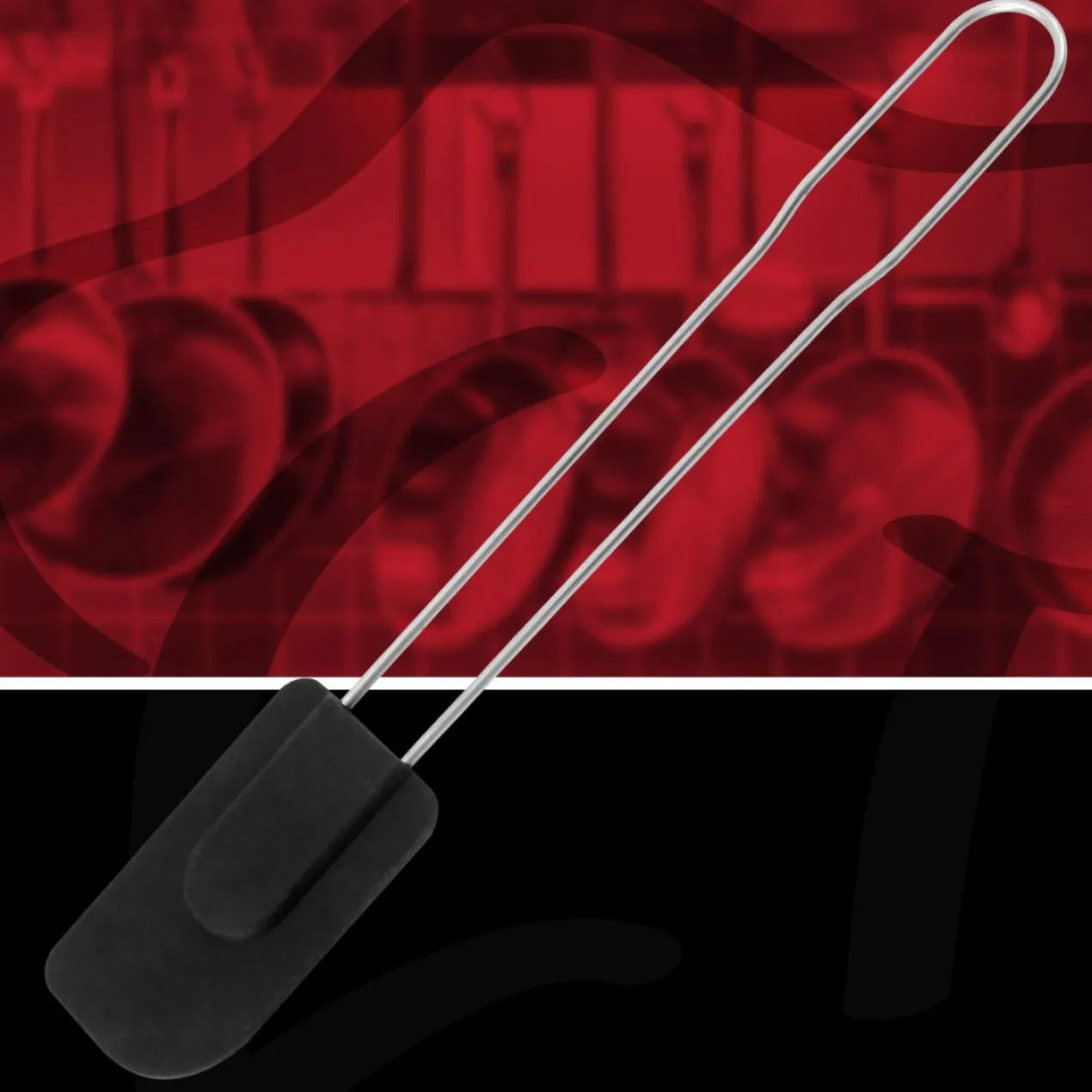 Profi-Teigschaber, 28cm, Silikon