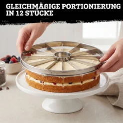 Profi-Tortenteiler, Ø32cm, Edelstahl