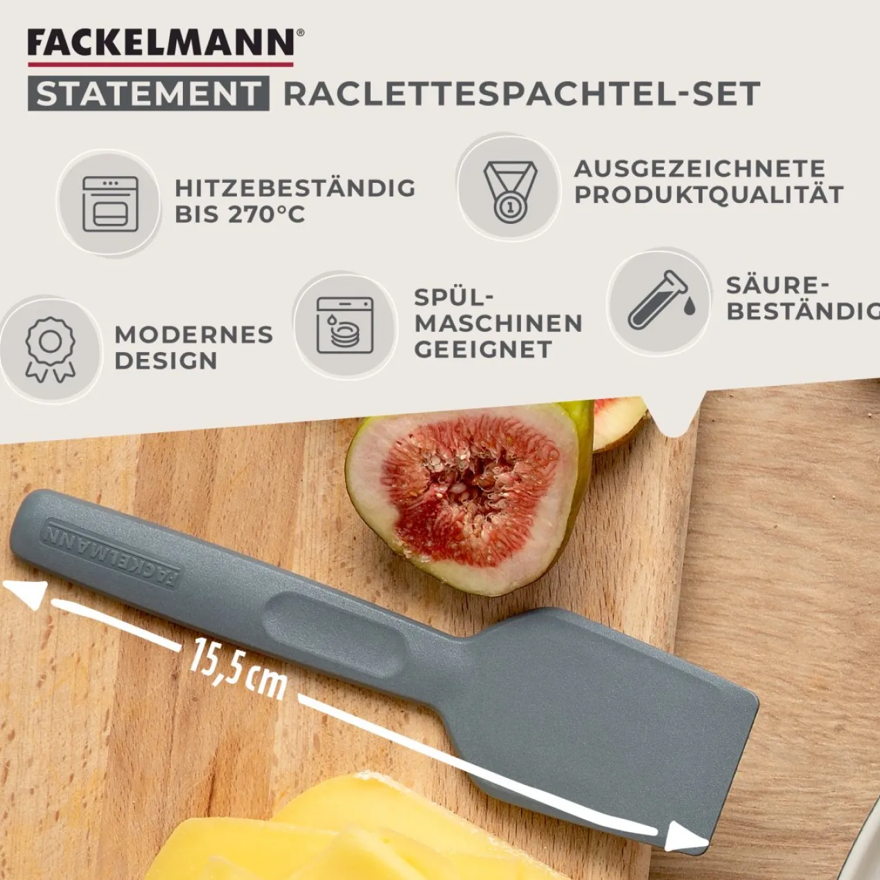 Raclette-Spachtel Statement , 4 Stück