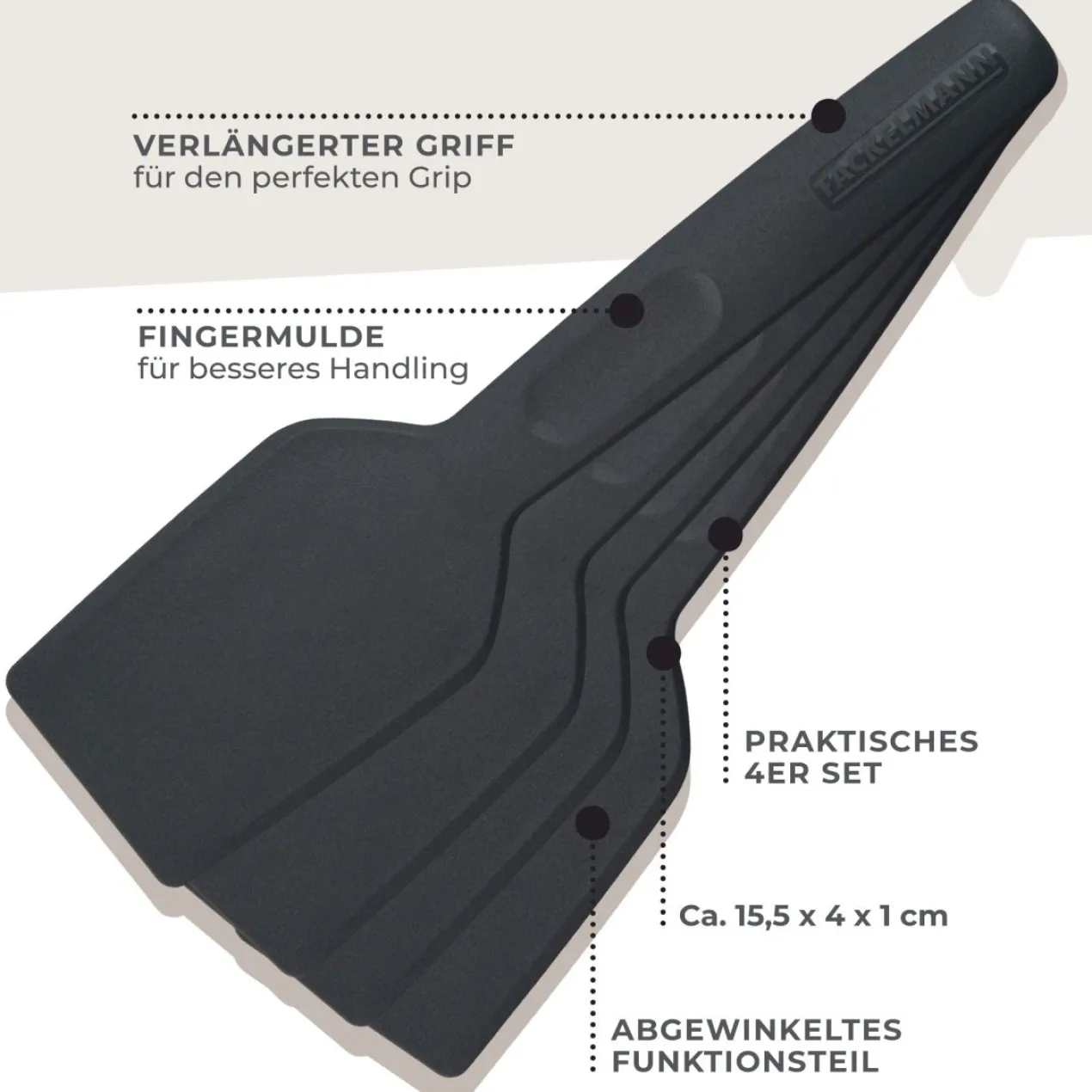 Raclette-Spachtel Statement , 4 Stück