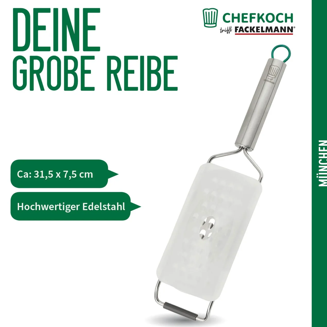Reibe grob München, 31cm