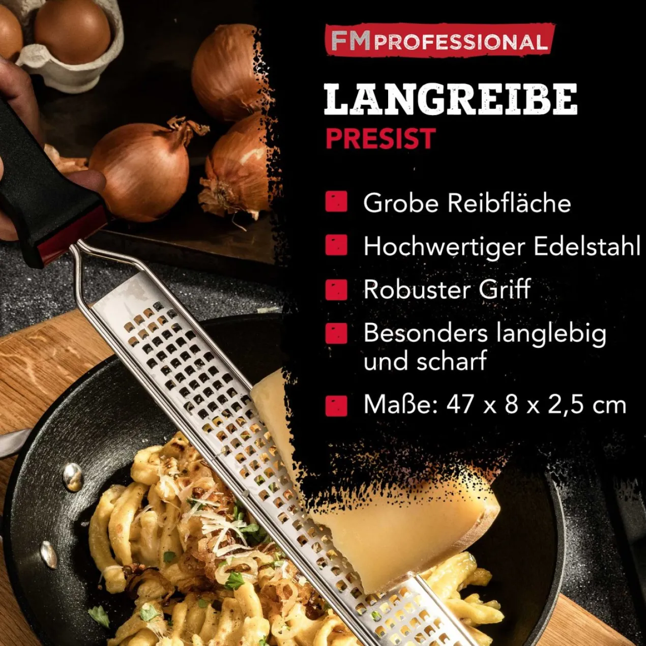 Reibe Presist, lang, grob 45x5cm
