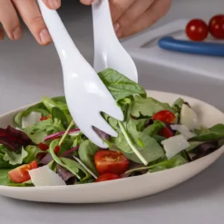 Salatbesteck Essential, weiß, 2-tlg.