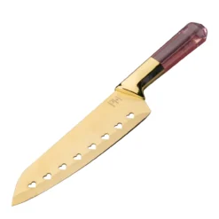 Santokumesser, gold, Herzchen