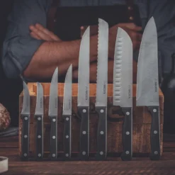 Santokumesser Mega, 18cm Klinge