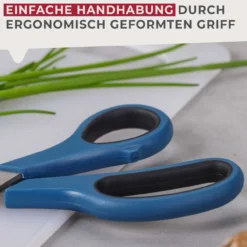Schere Essential, 19cm, blau
