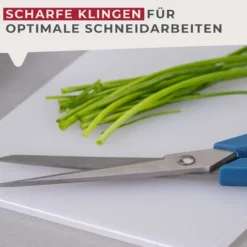 Schere Essential, 19cm, blau