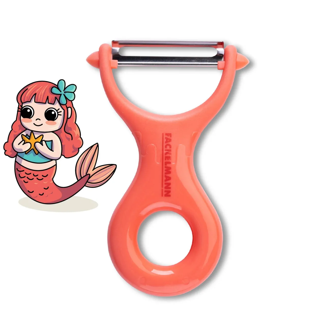 Schäler Mini Cooking, rosa