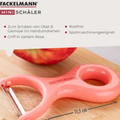 Schäler Mini Cooking, rosa