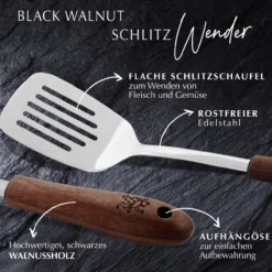 Schlitzwender Black Walnut, 32cm, Walnussholz
